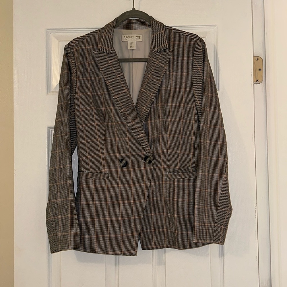 Rachel Zoe Blazer Plaid